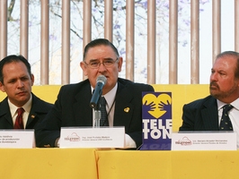 Eduardo Valdivia, José Ruiloba Madero y Genaro Amador invitan a formar parte del Teletón grupero a favor del CRIT Eduardo Valdivia, José Ruiloba Madero y Genaro Amador invitan a formar parte del Teletón grupero a favor del CRIT