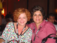 Irma Torres con Paty Chávez