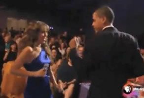 Barack Obama y Thalía