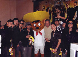 Con AB Quintanilla Kumbia All Starz y Speed