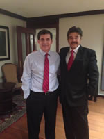 Eugenio Azcárraga con Jorge Ortiz de Pinedo