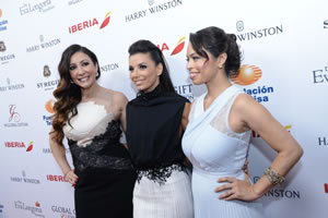 María Bravo, Eva Longoria y Alina Peralta