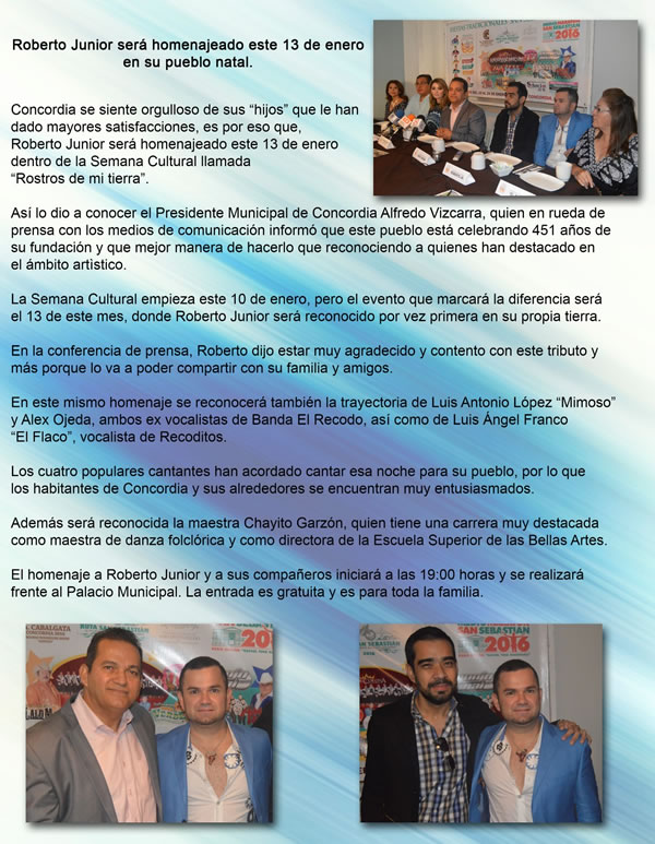 boletin prensa homenaje