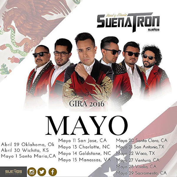 Fechas SuenaTron mayo