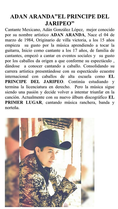 El Príncipe del Jaripeo Adan Aranda