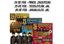 CALIBRE 50… PRESENTACIONES CUARTA SEMANA FEBRERO 2017
