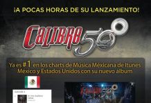CALIBRE 50 #1 EN ITUNES MÉXICO Y ESTADOS UNIDOS CON SU NUEVO ÁLBUM