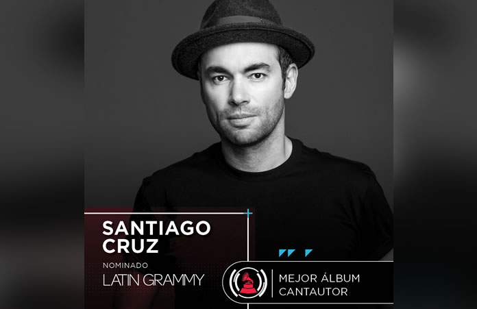 SANTIAGO CRUZ NOMINADO POR 4TO. ÁLBUM CONSECUTIVO A LOS LATIN GRAMMY