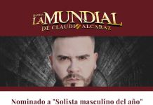 CLAUDIO ALCARAZ NOMINADO A ”SOLISTA MASCULINO DEL AÑO”