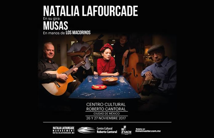 NATALIA LAFOURCADE Y SUS MUSAS EN EL CENTRO CULTURAL ROBERTO CANTORAL