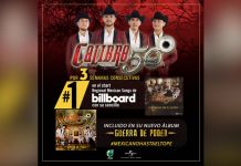 ”EL CORRIDO DE JUANITO” de CALIBRE 50 cumple 3 semanas #1 en Billboard
