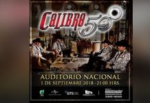 CALIBRE 50 anuncia concierto en el Auditorio Nacional