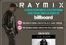 RAYMIX sigue encabezando los Charts de Billboard con la canción ”Oye mujer”