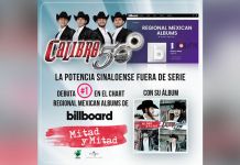 CALIBRE 50 debuta #1 en el Chart Regional Mexican Albums de Billboard