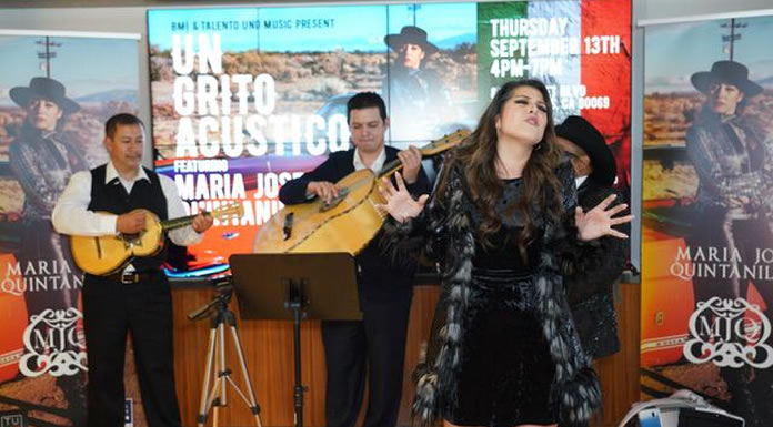 Impacta MARÍA JOSÉ QUINTANILLA a los medios de comunicación en Los Angeles, California