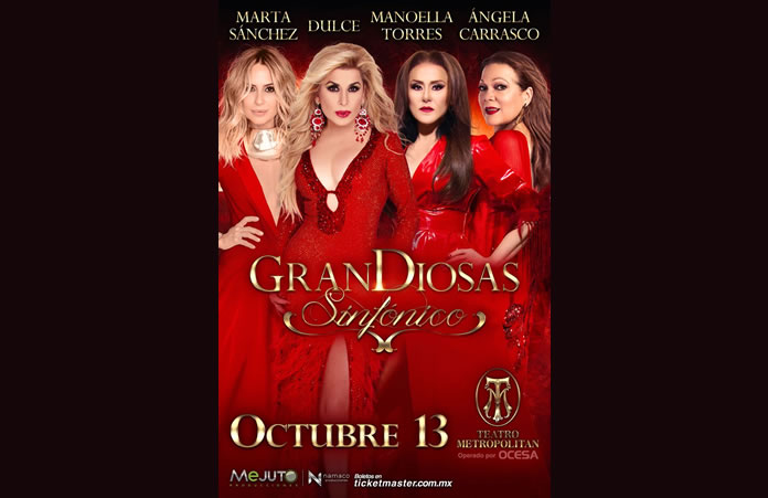 GRANDIOSAS Sinfónico… Marta Sánchez – Dulce – Manoella Torres – Ángela Carrasco