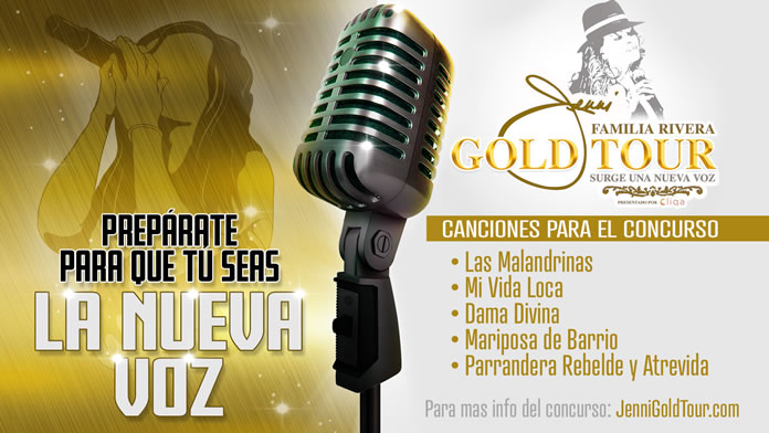 jenni gold tour familia rivera concurso surge una nueva voz