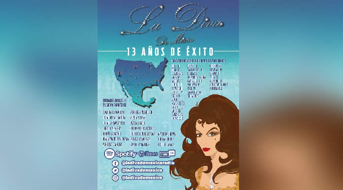 La Diva de México está cumpliendo este 2020, 13 años al aire ininterrumpidos