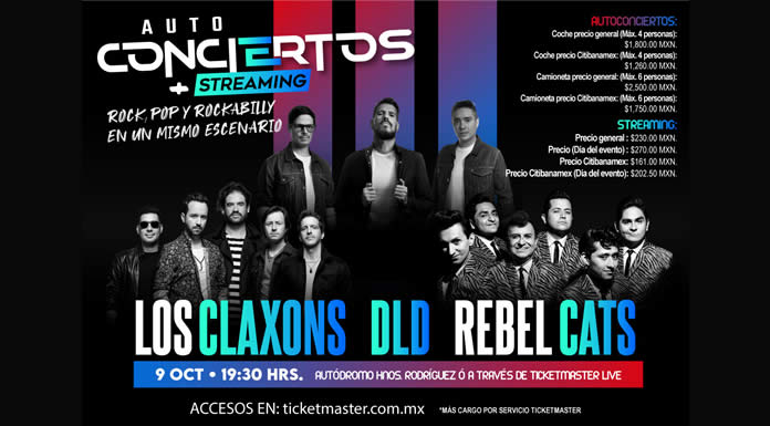 DLD, Los Claxons & Rebel Cats Anuncian Su Autoconcierto Y Streaming Simultaneo
