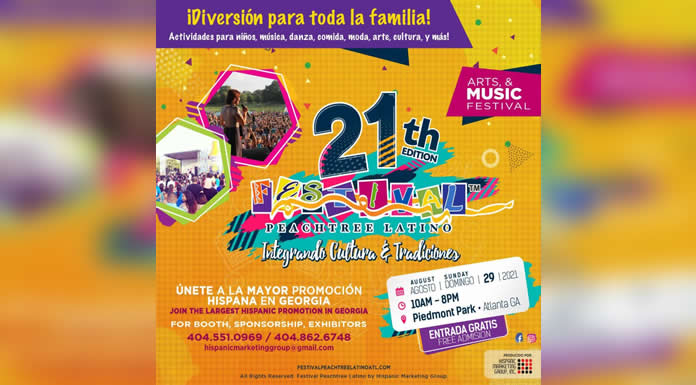 margarita flyer festival peach latino