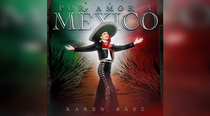 KAREN BÁEZ con mariachi canta “POR AMOR A MÉXICO”