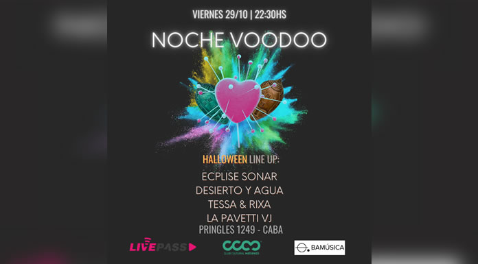 FLYER NOCHE VOODOO OCTUBRE