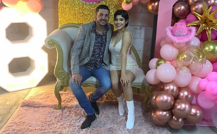 LUIS ÁNGEL EL FLACO celebra 18 años de su hija ÁNGELA