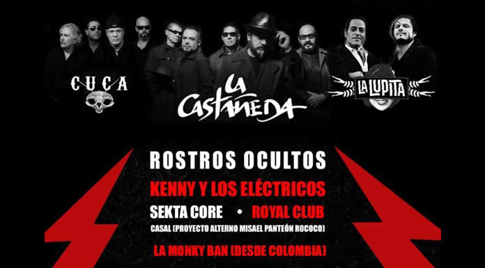 CUCA, ROSTROS OCULTOS, LA LUPITA, LA CASTAÑEDA Y KENNY Y LOS ELÉCTRICOS juntos en la CDMX