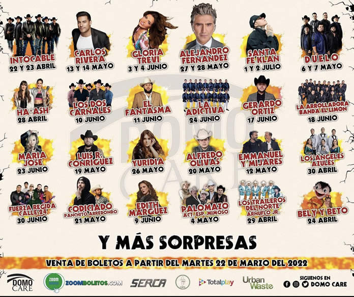 DOMO CARE anuncia fechas y carteleras para su edición 2022