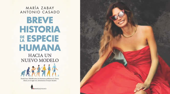 MARÍA ZABAY Exitosa Actriz, Modelo, Conductora y Escritora, presenta su nuevo libro Breve Historia De La Especie Humana