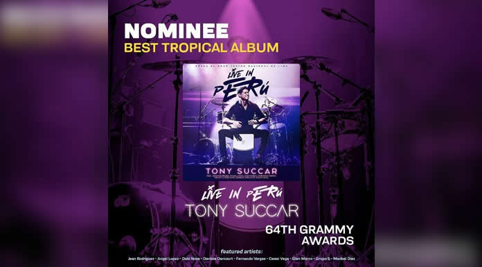 TONY SUCCAR se prepara para la ceremonia del grammy tras su nominacion a mejor album tropical