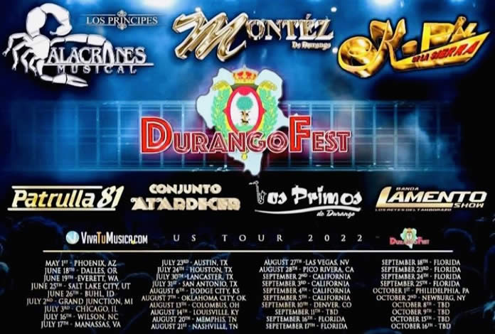 DURANGO FEST da el banderazo de salida desde La Vegas