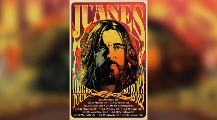 JUANES anuncia fechas anticipadas de concierto este verano de la “GIRA ORIGEN EUROPA 2022″