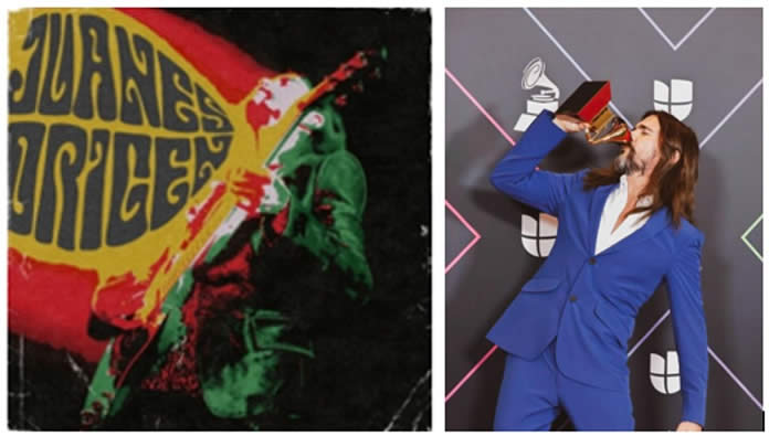 ORIGEN el aclamado álbum de JUANES gana el GRAMMY por mejor Latino Rock Album O Alternativo