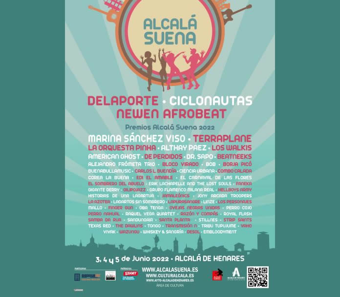 VII edición de ALCALÁ SUENA 3, 4 y 5 de junio en Alcala de Henares