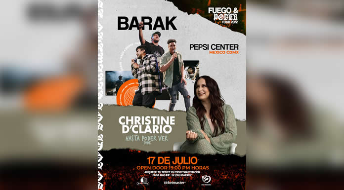 BARAK anuncia presentación en el PEPSI CENTER WTC