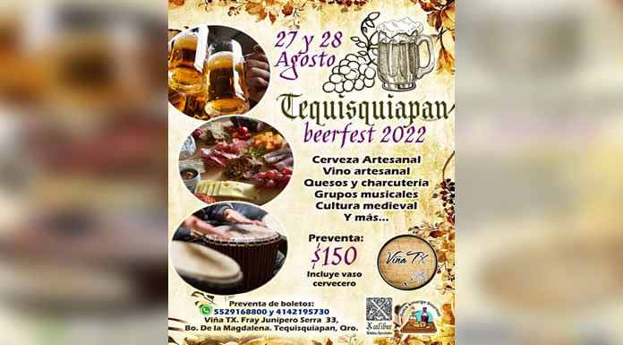 Celebrarán TEQUISQUIAPAN BEERFEST 2022 en viñedo y con temática medieval