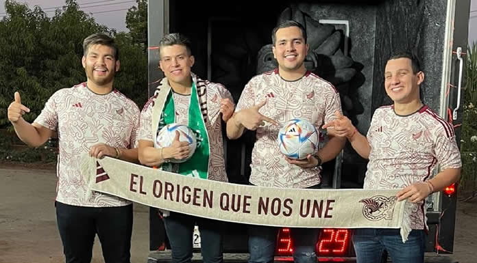 GRUPO MARCA REGISTRADA seleccionados como primeros foficiales de la jersey de visitante de LA SELECCIÓN NACIONAL MEXICANA del mundial QATAR 2022