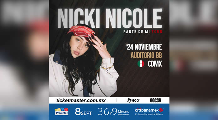 Nicki Nicole en Auditorio BB CDMX