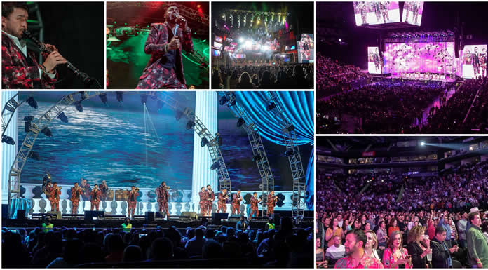 BANDA EL RECODO abarrotó una importante arena de la ciudad de Monterrey, en la gira que realiza junto a JULIO PRECIADO