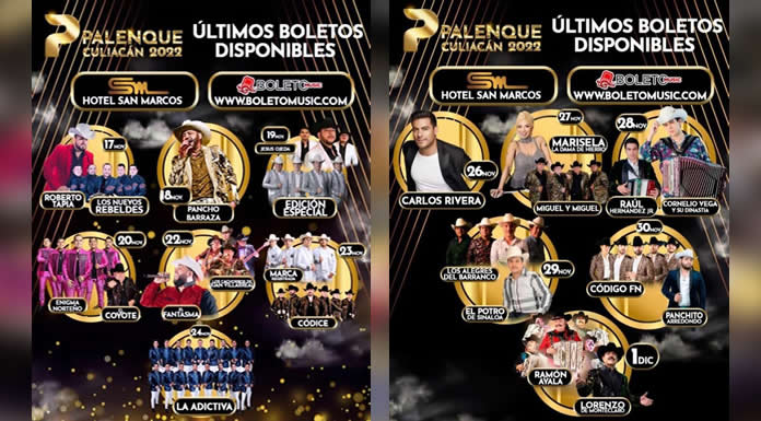 Arranca hoy el PALENQUE CULIACÁN 2022