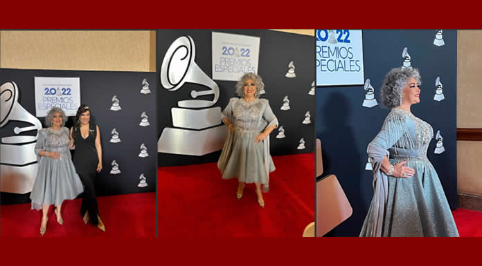 AMANDA MIGUEL recibe el GRAMMY LATINO a la excelencia musical hace unos momentos en LAS VEGAS