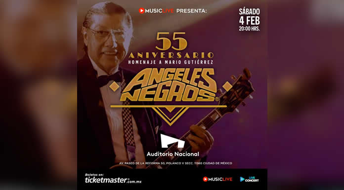 LOS ANGELES NEGROS festejarán su 55 aniversario con grandes invitados en el AUDITORIO NACIONAL
