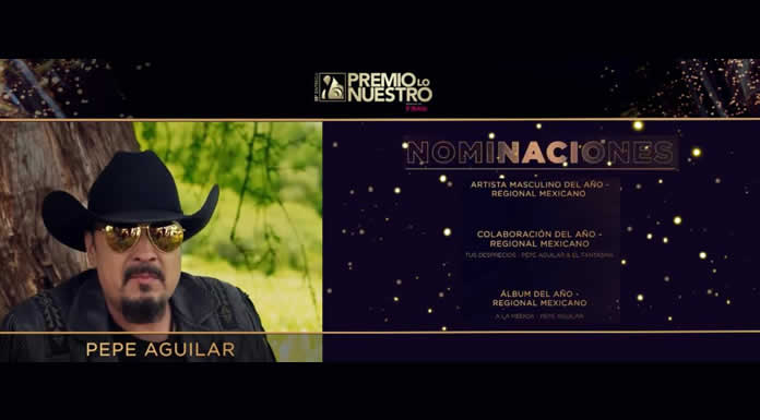 PEPE AGUILAR destaca en la lista de PREMIO LO NUESTRO con 3 nominaciones