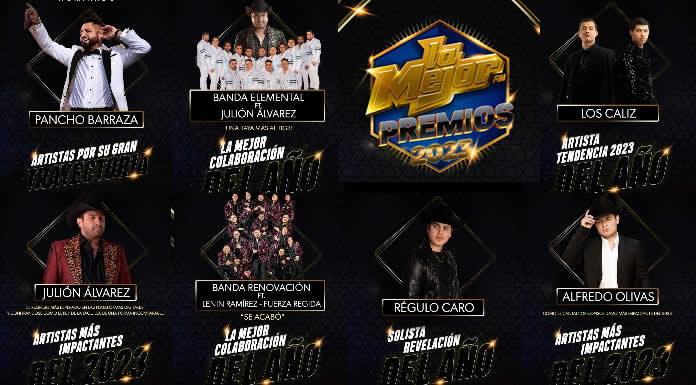 Artistas de STAR MEDIA CONSULTING nominados a los PREMIOS LA MEJOR 2023