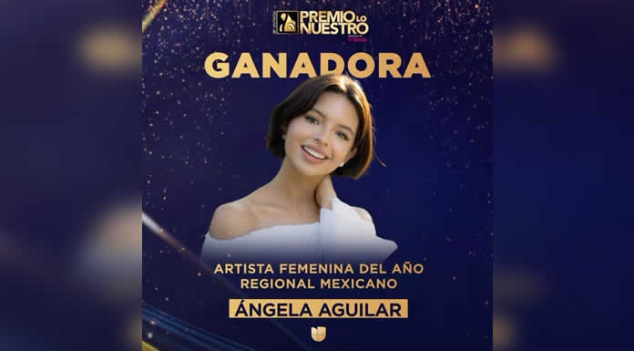 ÁNGELA AGUILAR galardonada como la “ARTISTA FEMENINA DEL AÑO” en PREMIO LO NUESTRO 2023