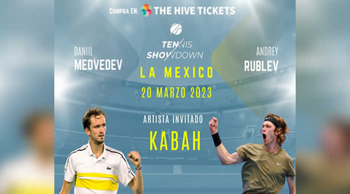 TENNIS SHOWDOWN presenta el duelo entre ANDREI RUBLEV Y DANIIL MEDVEDEV