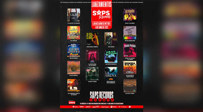 Lanzamientos SAPS RECORDS 16 de junio del 2023