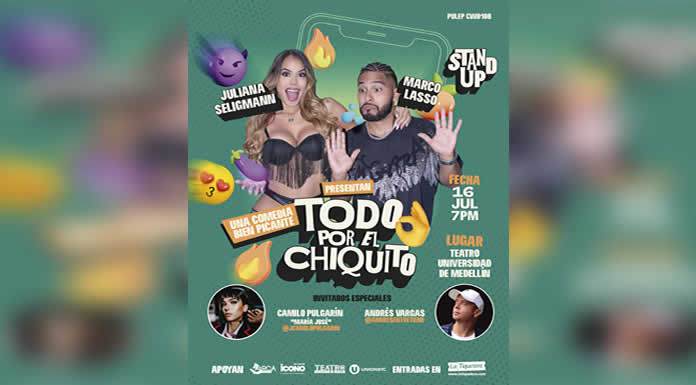 ICONO presenta MARCO LASSO Y JULIANA SELIGMANN “TODO POR EL CHIQUITO”