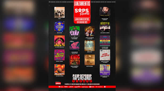 Lanzamientos SAPS RECORDS 07 de julio del 2023